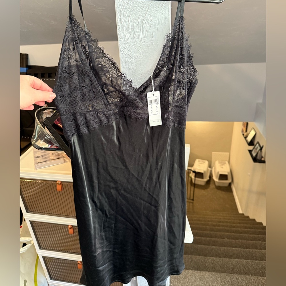 Intimissimi Black Lace Chemise
